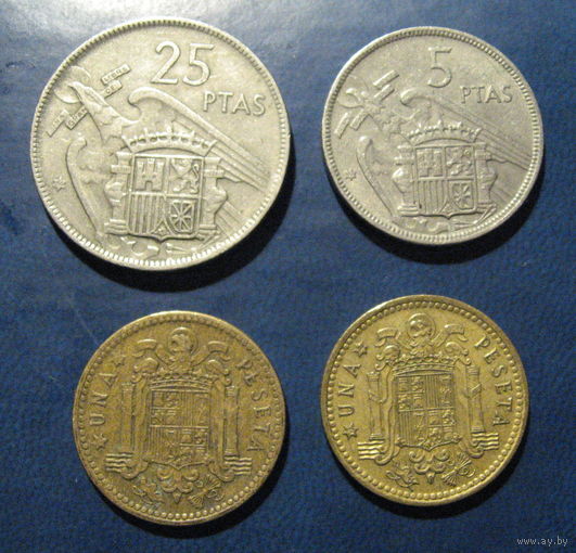 Испания, набор монет1
