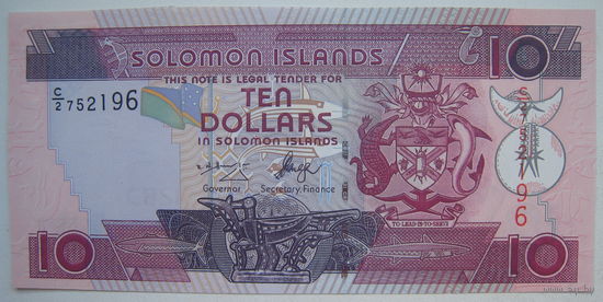 Соломоновы острова 10 долларов