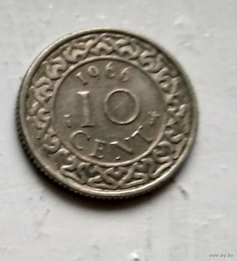 Суринам 10 центов, 1966 2-12-60