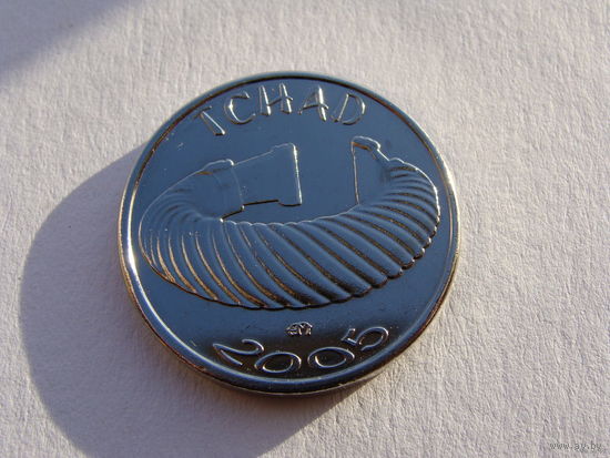 Чад. 1500 франков 2005 год X#19
