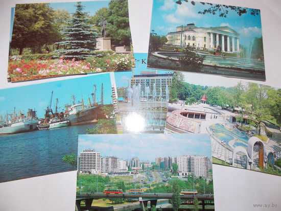 Калининград- набор открыток, 1988 г., 15 шт, полный набор