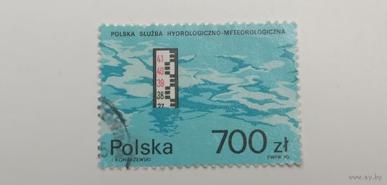 Польша 1990. Польская гидрологическая и метеорологическая служба