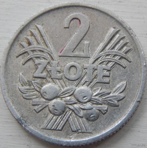 Польша 2 злотых, 1974 год
