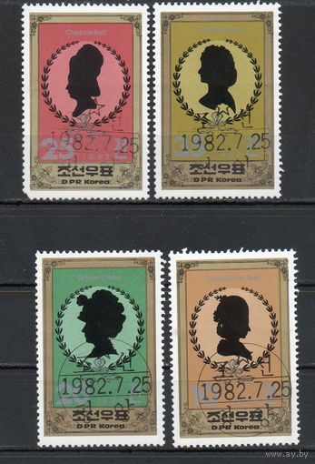150 лет со дня смерти И. Гёте КНДР 1982 год серия из 4-х марок