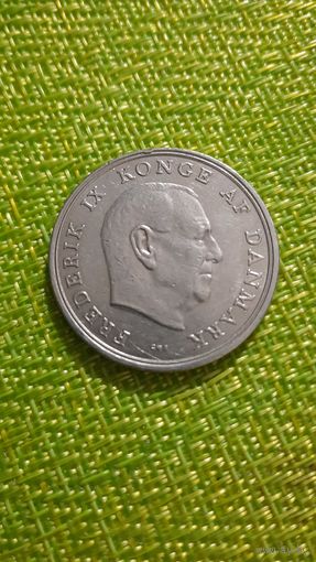 Дания 5 крон 1971 г ( последний год тиража )