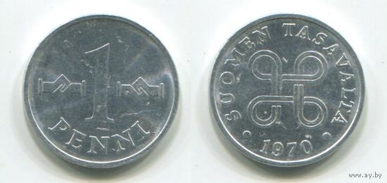 Финляндия. 1 пенни (1970, XF)