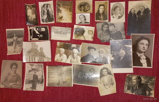 Разные,  25 фото в коллекцию 1920-41 г (А22)