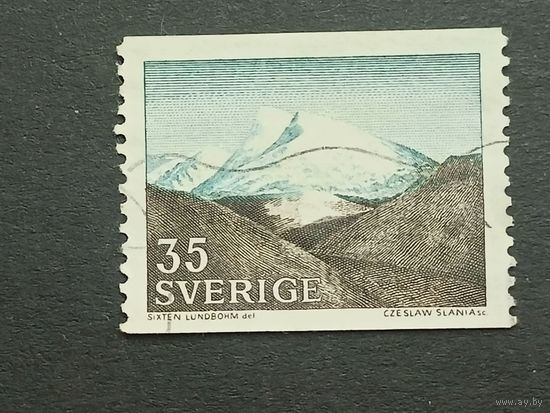 Швеция 1967. Горный пейзаж