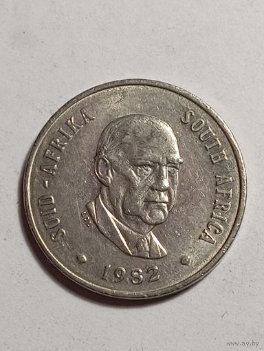 ЮАР 20 центов 1982 года .