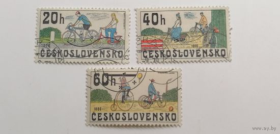 Чехословакия 1979. Исторические Велосипеды