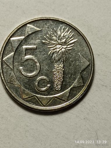 Намибия  5 центов 2015 года .