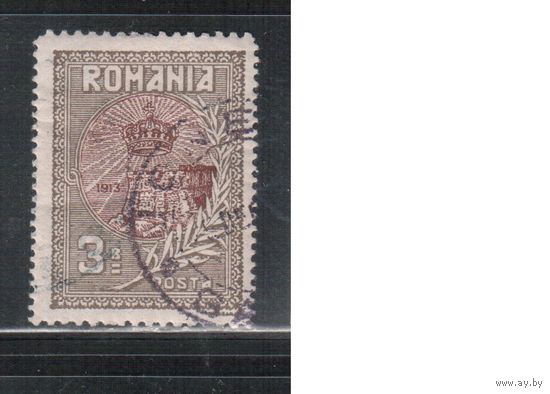 Румыния-1913, (Мих.227)  гаш. , Присоединение Болгарской провинции Силистрии, Корона