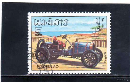 Лаос. Ми-754. Автомобиль Bugatti. Серия: 19 Конгресс UPU (Всемирный почтовый союз).1984.