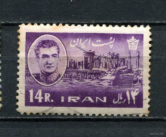 Иран - 1964 - Мохаммад Реза Пехлеви 14R - [Mi.1204] - 1 марка. Гашеная.  (LOT EJ19)-T10P6