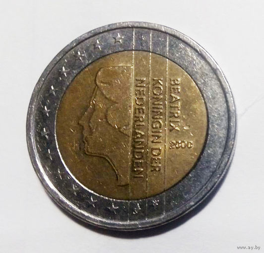 Нидерланды 2 евро 2000