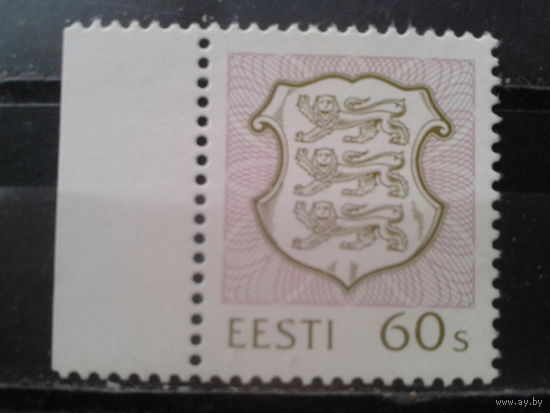 Эстония 1993 Стандарт, герб 60 s**