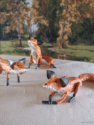Банда рыжих лис. Ручная работа
