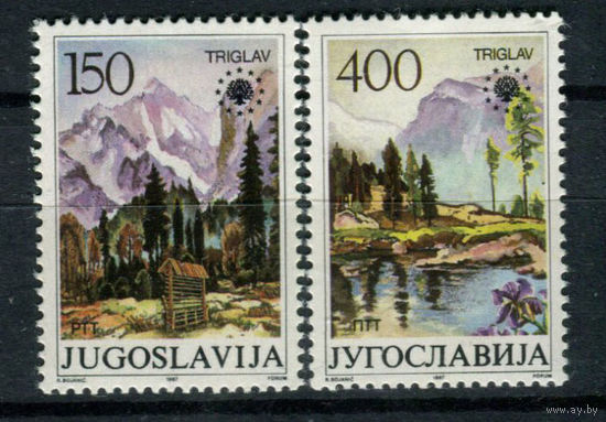 Югославия - 1987г. - Европейская охрана природы - полная серия, MNH [Mi 2211-2212] - 2 марки