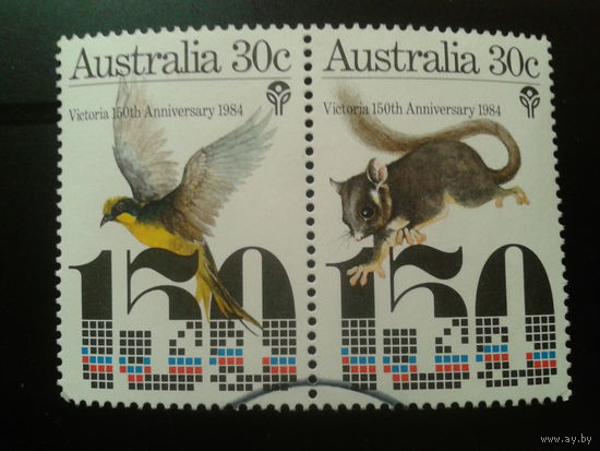 Австралия 1984 150 лет штату Виктория, сцепка