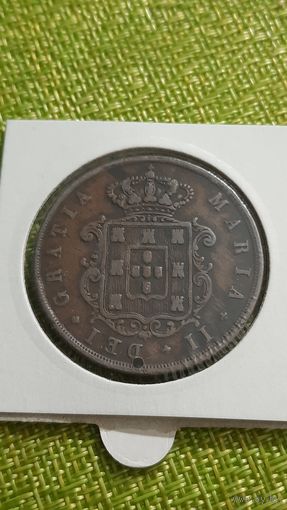 Португалия 20 рейс 1852 г ( Мария II )
