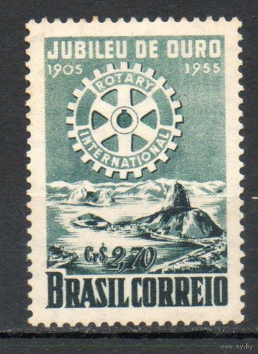 50 лет Ротари Интернешнл Бразилия 1955 год серия из 1 марки