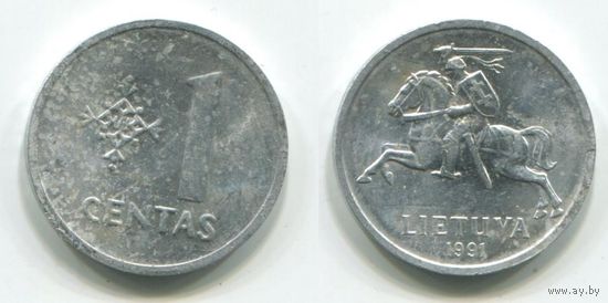 Литва. 1 цент (1991)