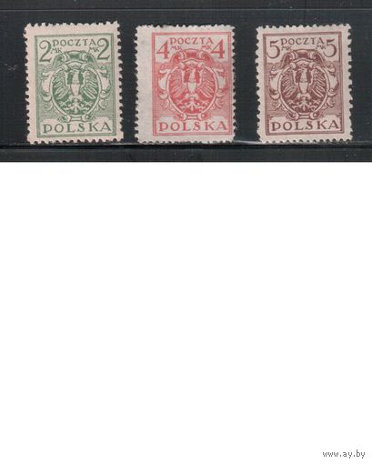 Польша-1920,(Мих.148-151)  * , Стандарт,  Герб