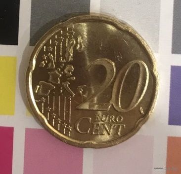 Австрия 20 евроцентов 2002
