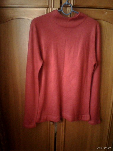 Бордовый свитер,48-50 р.