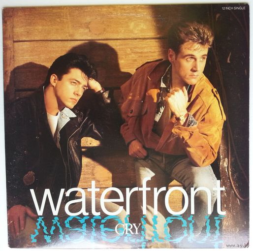 12"single Waterfront - Cry (1989) Promo