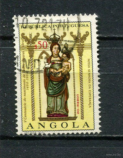 Португальские колонии - Ангола - 1968 - Богоматерь Надежды 50С - [Mi.554] - 1 марка. Гашеная.  (Лот 78CM)