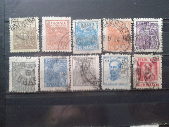 Бразилия 1946-51 Стандарт 10 марок