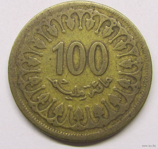 Тунис 100 шиллингов 1983 г