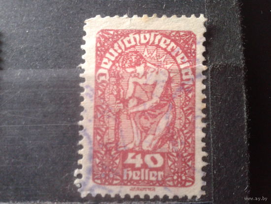 Немецкая Австрия 1920 Стандарт, аллегория  40