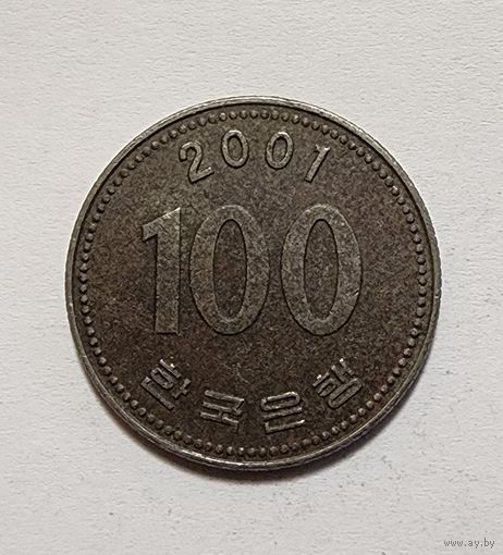 Южная Корея 100 вон, 2001