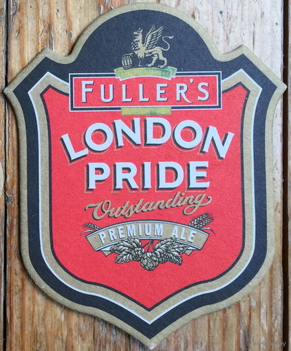 Подставка под пиво London Pride No 4 /Великобритания/