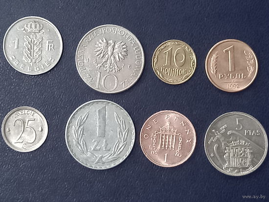 Сборный лот монет Европы. (4)