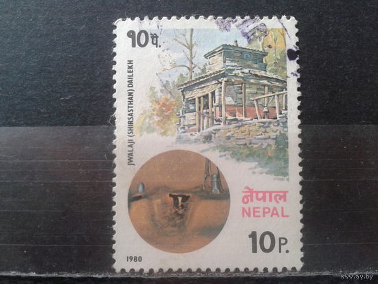 Непал 1980 Туризм, храм