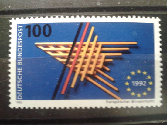 Германия 1992 Европейская эмблема** Михель-2,4 евро