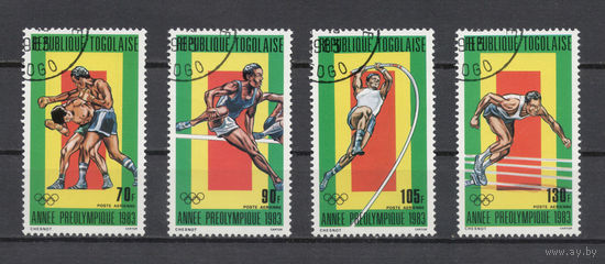 Того.1983.Летняя Олимпиада-84 в Лос-Анжелесе (полная серия 4 марки)