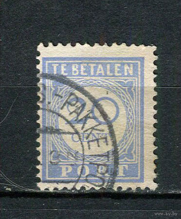 Нидерланды - 1916/1941 - Цифры 20С. Portomarken - [Mi.59Ap] - 1 марка. Гашеная.  (Лот 50Ds)