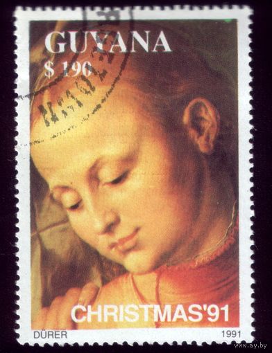 1 марка 1991 год Гайана 3762