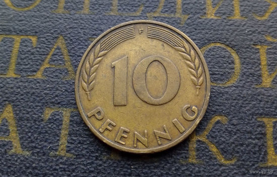 10 пфеннигов 1950 (F) Германия ФРГ #08