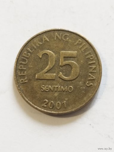 Филиппины 25 сентим 2001