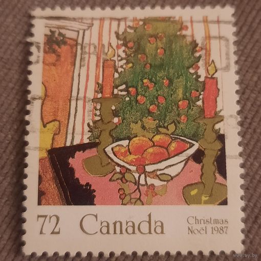 Канада 1987. Рождественская марка. Рождество 1987