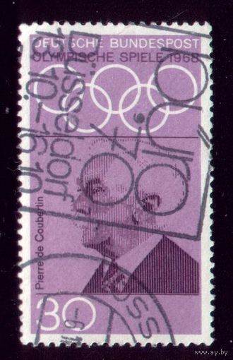 1 марка 1968 год Германия 563