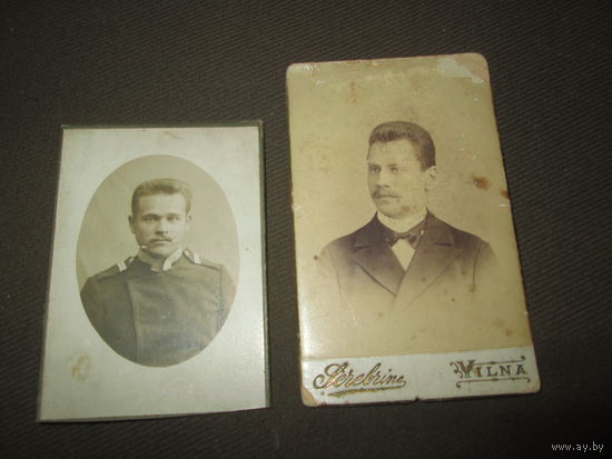 Фотографии 2 шт.до 1917 года Vilna.С рубля.