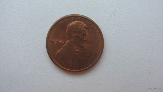 США 1 цент 1991 D