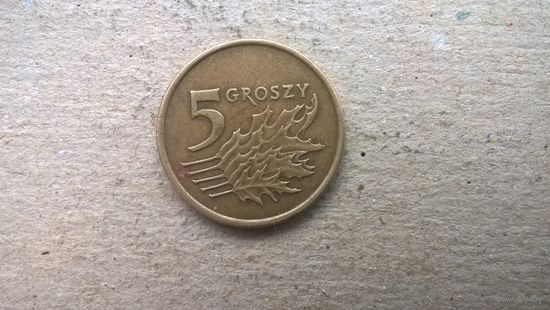 Польша 5 грошей, 1991г. ^