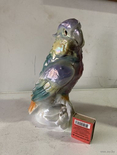 Статуэтка фарфоровая Светильник Попугай. Германия( некомплект)